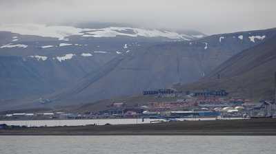 Foto: Blick auf Longyearbyen